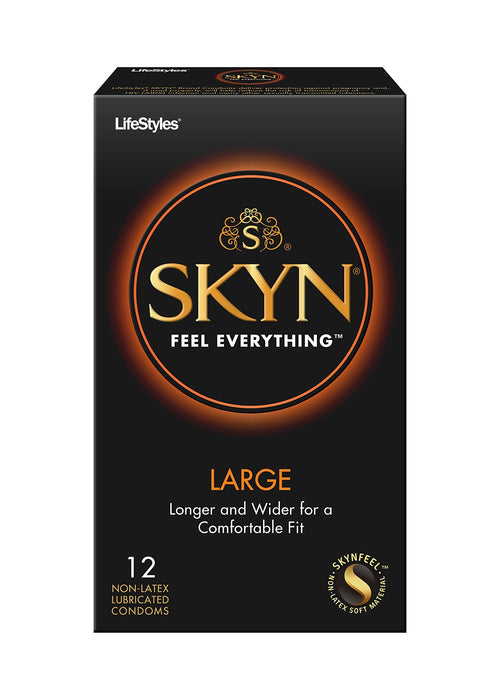 Lifestyles Skyn Polyisoprene Large Condoms, 12-count Condom LifeStyles 
