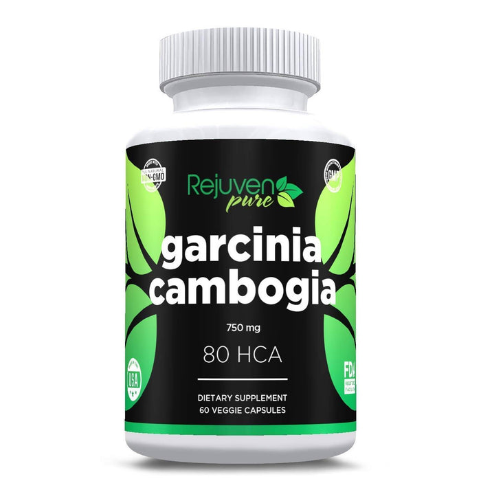 Pure Garcinia Cambogia 750 mg – 80% HCA Supplement RejuvenPure 