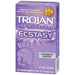 Trojan Her Pleasure Ecstasy Ultrasmooth Lubricant,10-count Condom Trojan 
