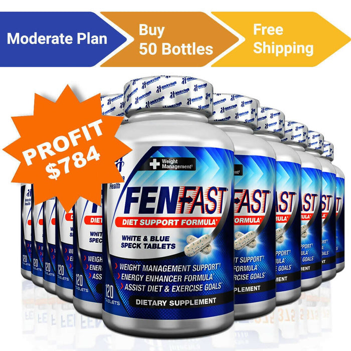 BULK FENFAST 375 Wholesale Diet Pills for Weight Management! Super Saver Deal! Supplement Intechra 50 Bottles SAVE 32% (profit $784) 