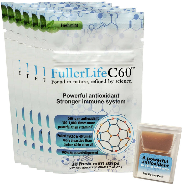 BioActiveC60 Carbon 60 (C60) Strips Supplement FullerLifeC60 