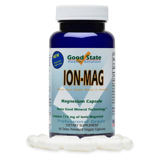Good State ION-MAG Ionic Magnesium Capsules (115 mg per capsule - 60 veggie capsules total) Supplement GoodState 