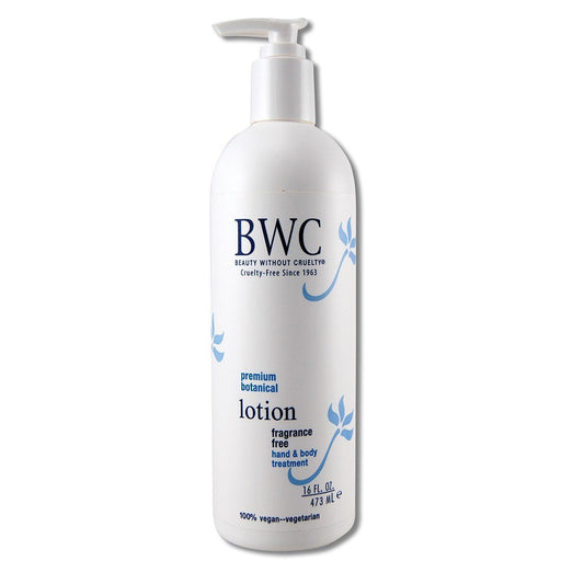 Fragrance Free Hand and Body Lotion 16 oz. Cosmetics Beauty Without Cruelty 