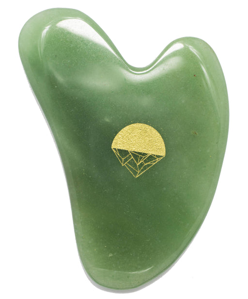 Heart Shaped Gua Sha Facial Tool Skin Care Awareness Organics Jade 