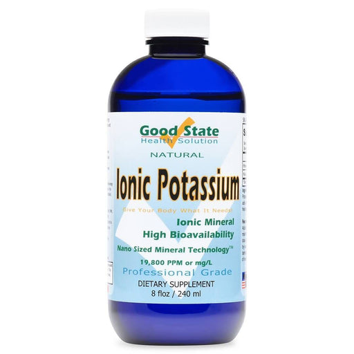Good State Liquid Ionic Potassium (48 servings at 99mg, plus 2 mg fulvic acid - 8 fl oz) Supplement GoodState 