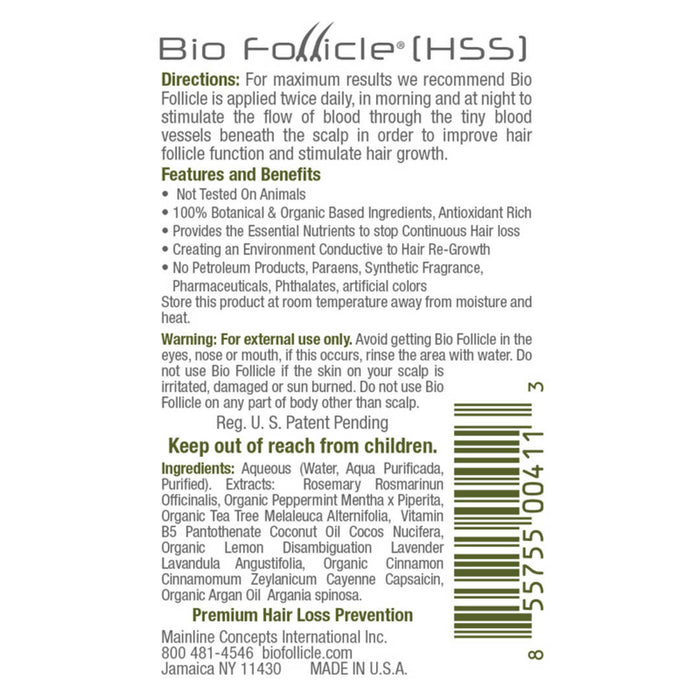 (HSS) Normal Hair Treatment Spray Hair Care Bio Follicle 