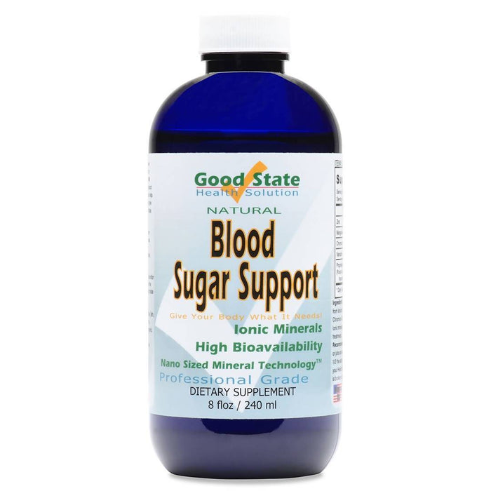 Good State Liquid Ionic Minerals - Blood Sugar Support - (96 day supply - 8 fl oz) Supplement Good State 