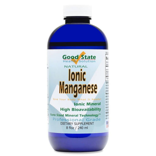 Good State Liquid Ionic Manganese (96 servings At 2mg, plus 2 mg fulvic acid - 8 fl oz) Supplement GoodState 