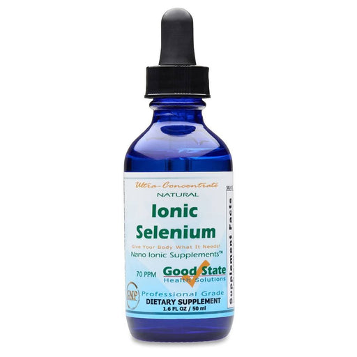 (Glass Bottle) Good State Liquid Ionic Selenium Ultra Concentrate (10 drops equals 70 mcg - 100 servings per bottle) Supplement GoodState 