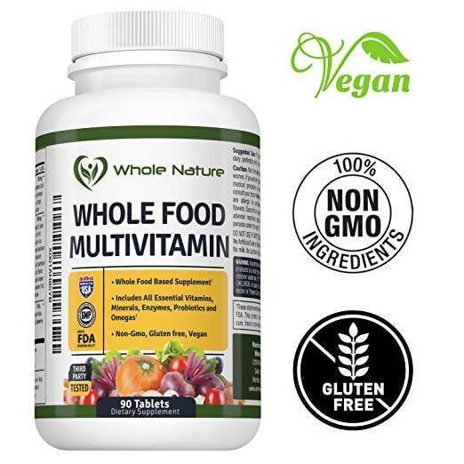 Whole Nature Whole Food Multivitamin For Men & Women Supplement Whole Nature 