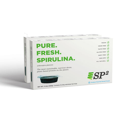 100% Fresh Spirulina Cubes (32 Servings) Supplement SP2 Life 