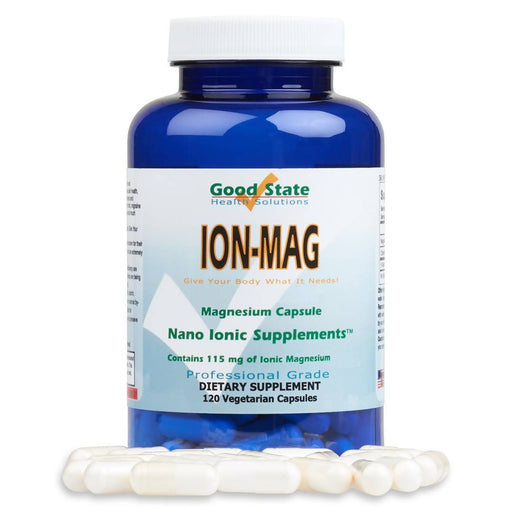 Good State ION-MAG Ionic Magnesium Capsules (115 mg per capsule - 120 veggie capsules total) Supplement GoodState 