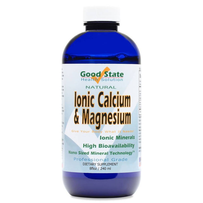 Good State Liquid Ionic Calcium and Magnesium (8 fl oz) Supplement Good State 