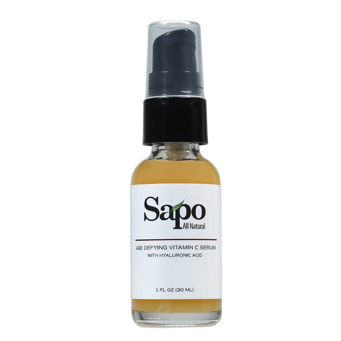 Vitamin C Serum with Citrus Stem Cells, Chamomile Extract and Hyaluronic Acid Skin Care Sapo All Naturals 