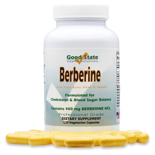 Good State Berberine HCL 400 Mg (120 veggie capsules) Supplement GoodState 