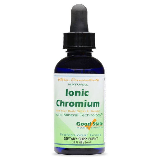 Good State Liquid Ionic Chromium Ultra Concentrate (10 drops equals 200 mcg - 100 servings per bottle) Supplement GoodState 