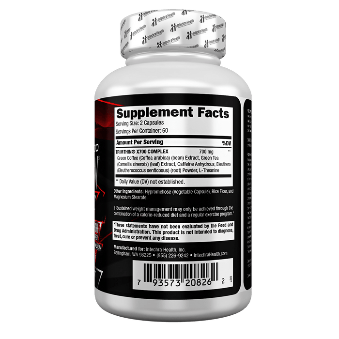 TRIMTHIN X700 – TOP CHOICE FOR WORKOUT + ENERGY SUPPORT* Supplement Intechra 
