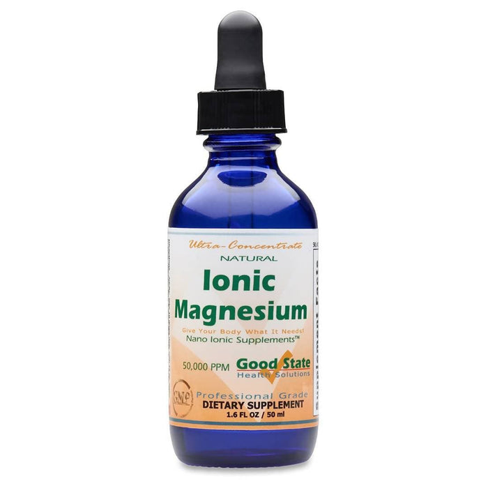 (Glass Bottle) Good State Liquid Ionic Magnesium Ultra Concentrate (10 drops equals 50 mg - 100 servings per bottle) Supplement GoodState 