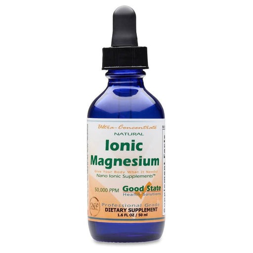 (Glass Bottle) Good State Liquid Ionic Magnesium Ultra Concentrate (10 drops equals 50 mg - 100 servings per bottle) Supplement Good State 