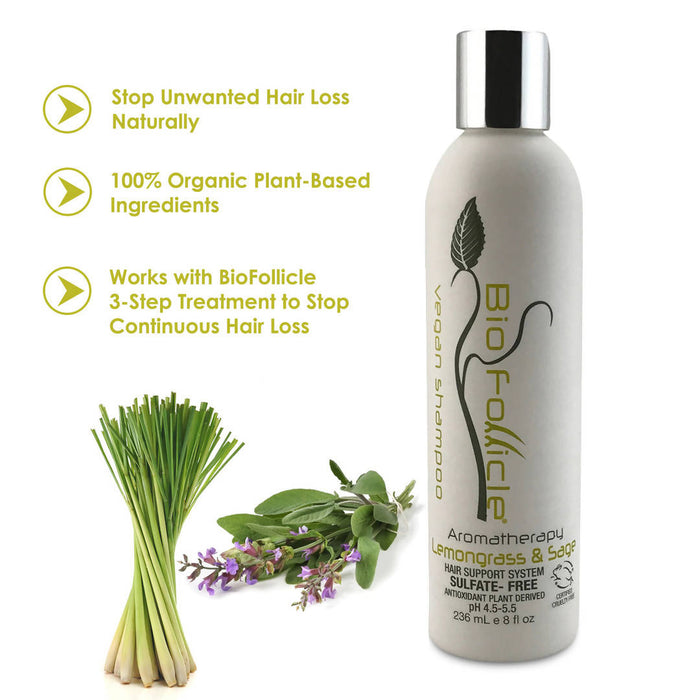 Lemongrass & Sage Shampoo Hair Care Bio Follicle 
