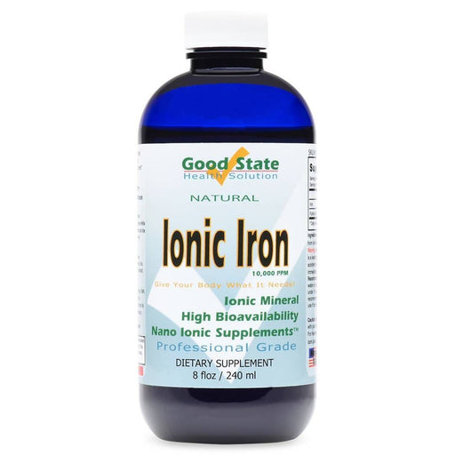 Good State Liquid Ionic Iron (48 servings at 10mg, plus 2 mg fulvic acid - 8 fl oz) Supplement GoodState 