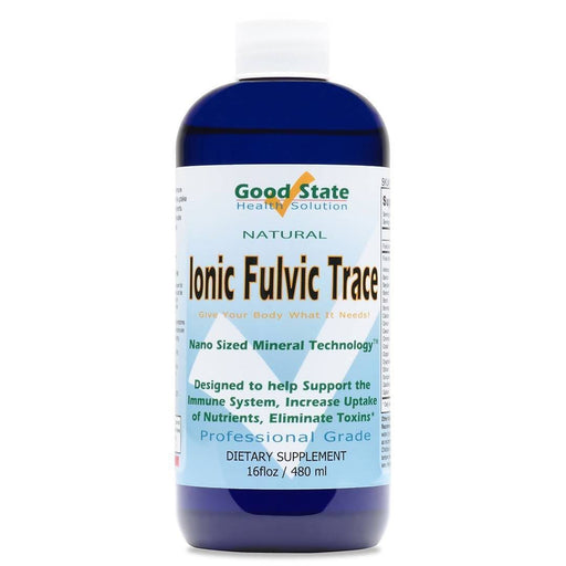 Good State Liquid Ionic Trace Minerals with Fulvic Acid (48 servings - 16 fl oz) Supplement GoodState 