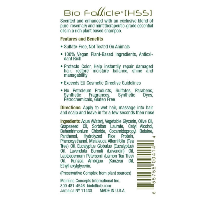 Tea Tree & Lemon Shampoo Hair Care Bio Follicle 