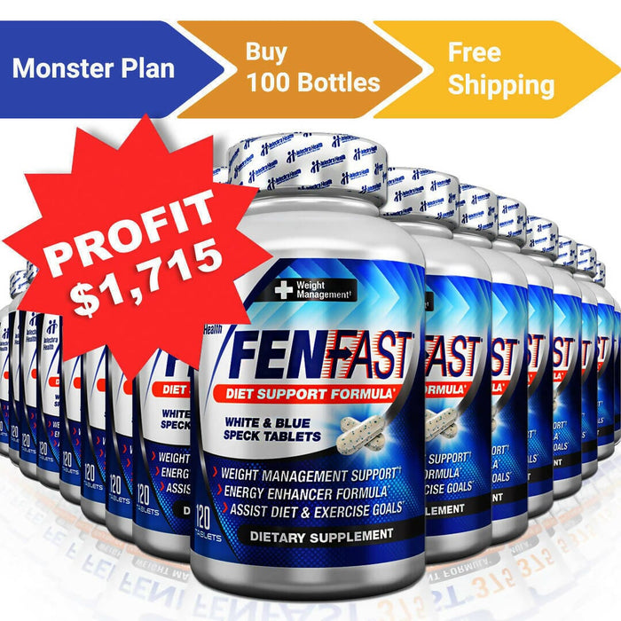 BULK FENFAST 375 Wholesale Diet Pills for Weight Management! Super Saver Deal! Supplement Intechra 100 Bottles SAVE 35% (profit $1,715) 
